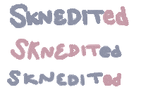 SKNEDIT pink skincare purple skin Sticker