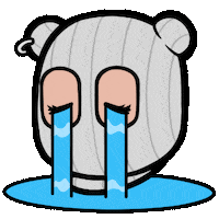 Sad Tears Sticker by a KID called BEAST