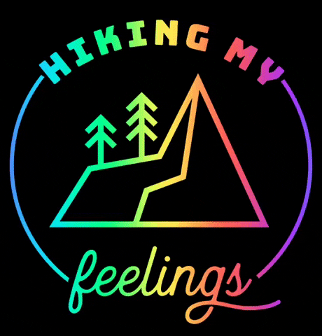 HikingMyFeelings mental health hiking backpack backpacking GIF