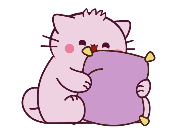 Cat Love Sticker by Pembe