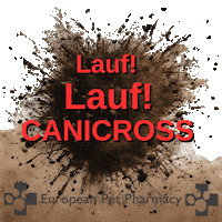 Canicross Sticker by Europeanpetpharmacy
