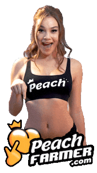 Workout Look Down Sticker by Peach Farmer