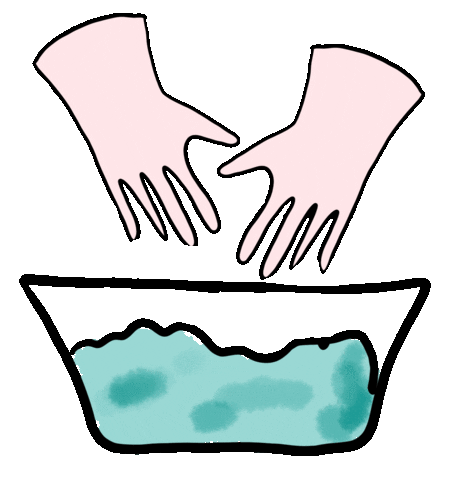 Clothes Cleaning Sticker by feierSun