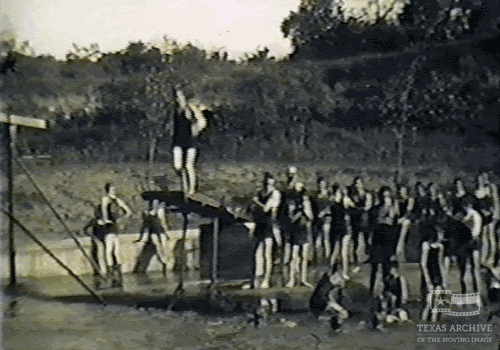 texasarchive giphyupload texas swimming diving GIF