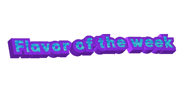 Flavor Of The Week Sticker by Oriana Lamarca Designs