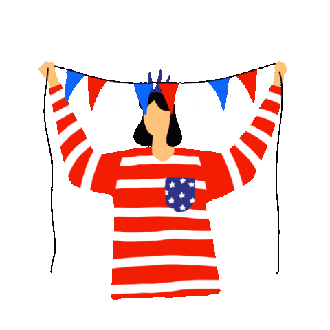 Independence Day Party Sticker