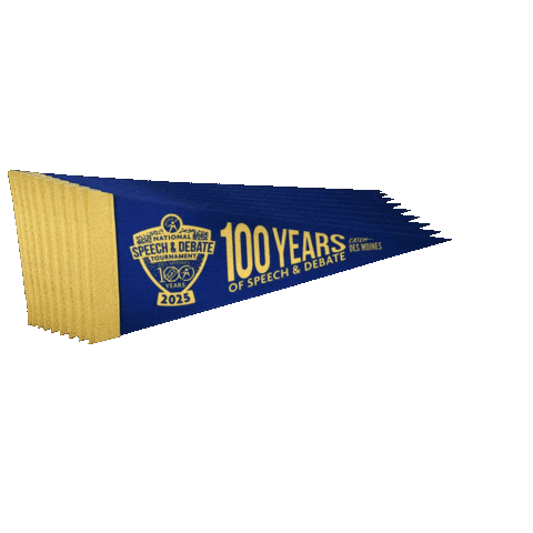 Des Moines Flag Sticker by National Speech & Debate Association