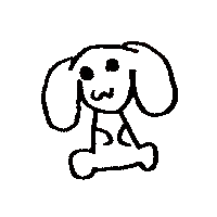 Snowman うさぎ Sticker