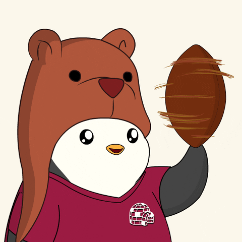 Game Day Football GIF by Pudgy Penguins