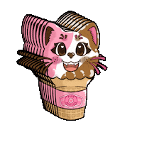 Ice Cream Cat Sticker