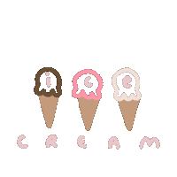 Ice Cream Chocolate Sticker
