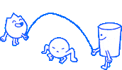 Excited Friends Sticker