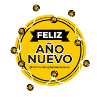 Happy New Year Sticker by MKT Marketing Digital