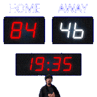 46 Away Sticker
