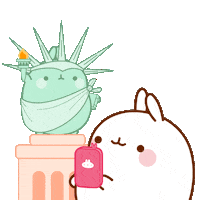 Happy New York Sticker by Molang