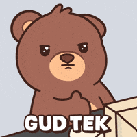 Teddy Bear Thumbs Up GIF by BEARISH