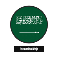 Saudi Arabia Flag Sticker by Formación Ninja