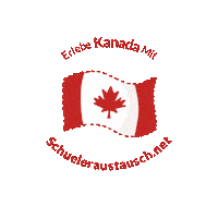 Schueleraustauschnet flagge land reise kanada Sticker