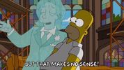 Confused Episode 18 GIF by The Simpsons