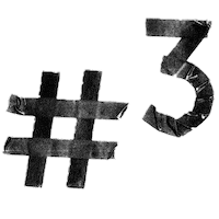 Hashtag Tape Sticker by #stadthochdrei