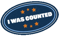 Census 2020 Sticker by CASOSvote
