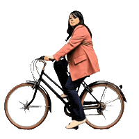 Bike Crystal Sticker