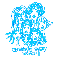 Girls Celebrate Sticker