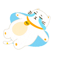 Sad Cat Sticker by Bank Neo Commerce