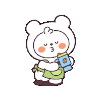 Coffee Bear Sticker