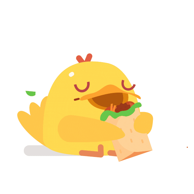 Hungry Yum Yum Sticker by Eggyboo