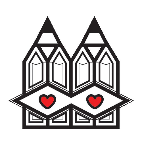 In Love Heart Sticker by Stamatia Alexaki