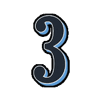 Number Sticker
