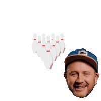 bowling strike Sticker by The Rock
