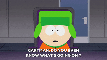 scared kyle broflovski GIF by South Park 