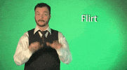 sign language flirt GIF by Sign with Robert