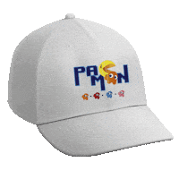 streamerchmx game cap merch pacman Sticker