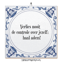 Humor Focus Sticker by Tegelspreuken.nl