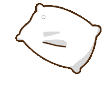 Tired In Bed Sticker by Bichi Mao
