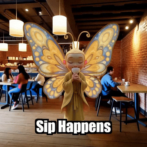 Coffeeshop Trending Topics GIF by BuddhaFlyJourney