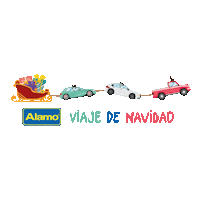 AlamoColombia navidad vacaciones viajes carros Sticker