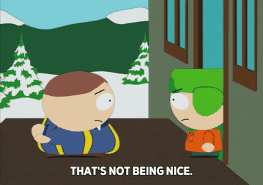 be nice eric cartman GIF by South Park 