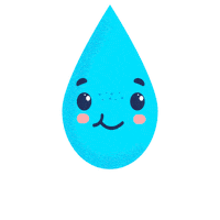 Rain Drop Sticker by Olé Oficial Mx