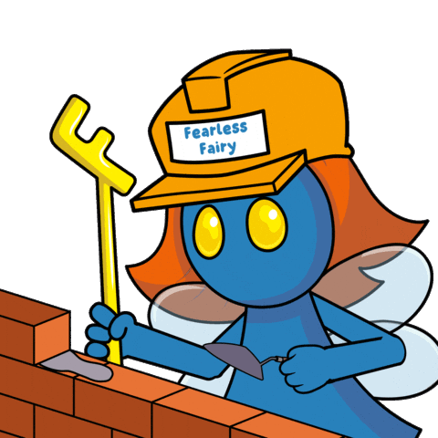 Working Brick By Brick Sticker by VeeFriends