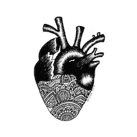 Art Heart Sticker