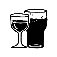 Beer Wine Sticker by The Fraser Valley