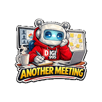 Work Day Meeting Sticker by Digi 995