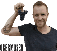 obermoser grape traube obermoser totte Sticker