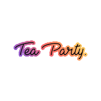 Tea Party Sticker by NFC IEFR Fsd