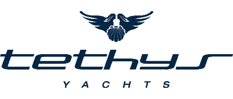 tethysyachts giphyupload luxo yachts lancha Sticker