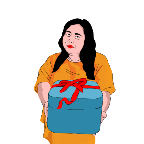 Anwadipa_ giphyupload kiss surabaya hadiah Sticker